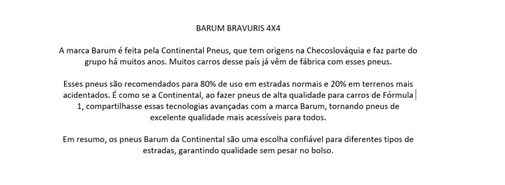 Pneu Barum 265/65R17 112T Fr Bravuris 4X4