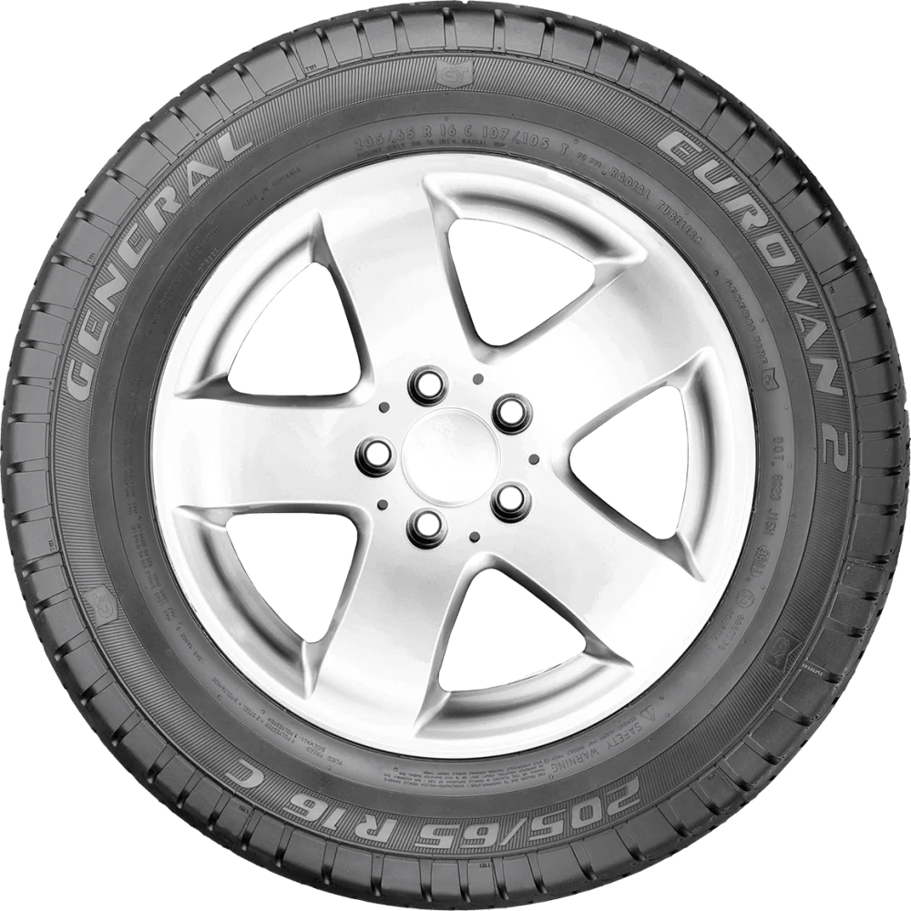 Pneu General Tire 195/70R15C 104/102R Eurovan 2 8Pr