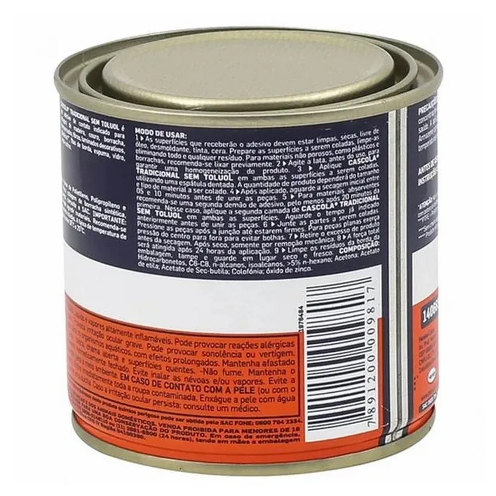 Adesivo de Contato Tradicional Sem Toluol 2,8KG Loctite CASCOLA