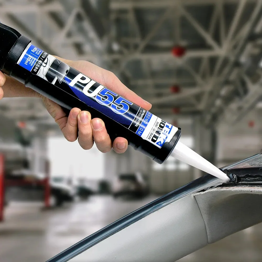 Adesivo de Poliuretano Preto Automotivo Cola Parabrisas 405G Tekbond PU55
