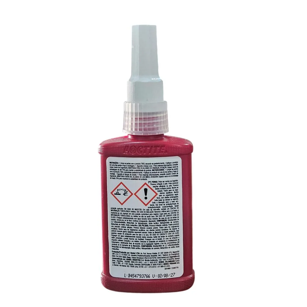 Adesivo Fixacao Anaerobica Alta Resistencia para Polia e Engrenagem 50CC Loctite 640