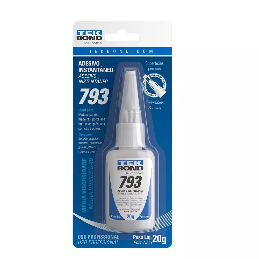 Adesivo Instataneo 20G Tekbond 793