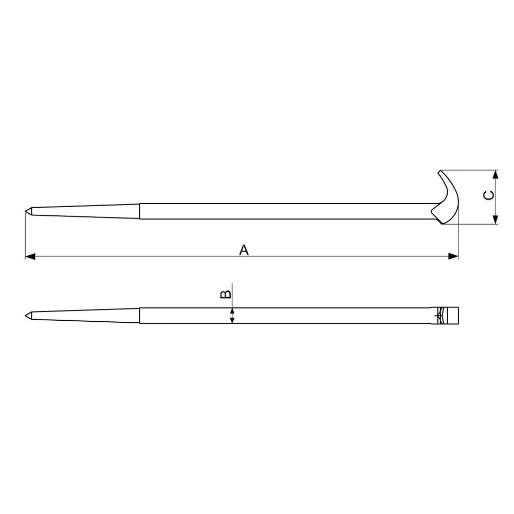 Alavanca Redonda para Mecanico CRV 400MM Tramontina Pro 44744/001