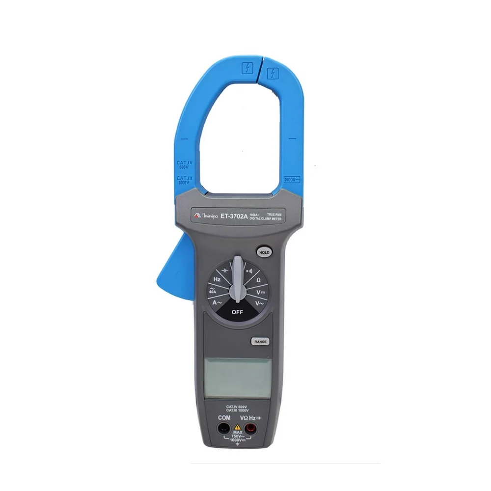 Alicate Amperimetro Digital 750V AC 1000V DC CAT.IV 600V 1000A AC Minipa ET-3702A