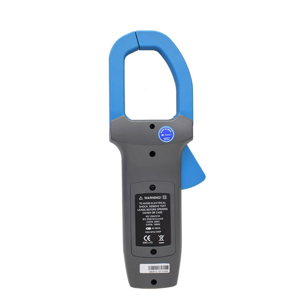 Alicate Amperimetro Digital 750V AC 1000V DC CAT.IV 600V 1000A AC Minipa ET-3702A