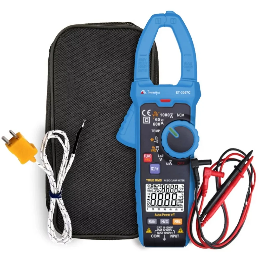 Alicate Amperimetro Digital 1000V AC/DC CAT.III 1000A AC Minipa ET-3367C