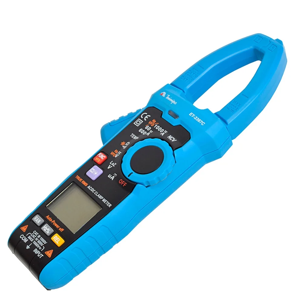 Alicate Amperimetro Digital 1000V AC/DC CAT.III 1000A AC Minipa ET-3367C