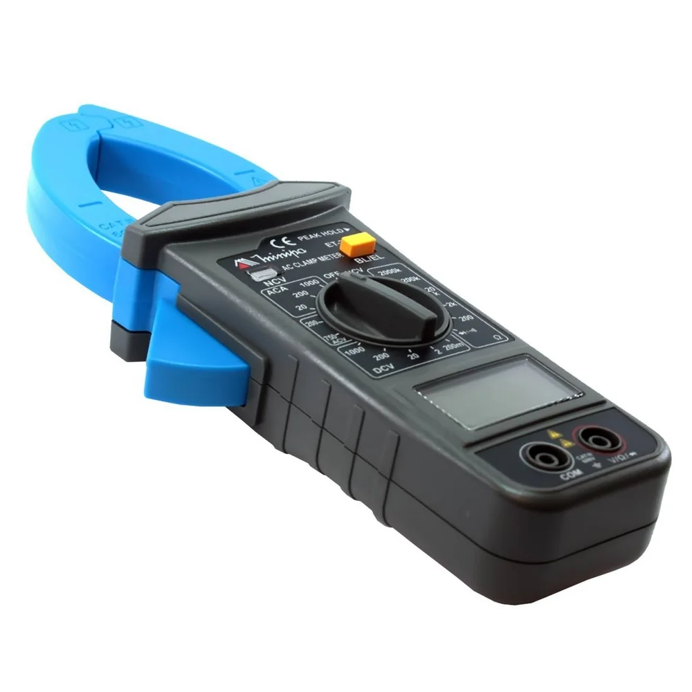 Alicate Amperimetro Digital 750V AC 1000V DC CAT.III 600V 1000A AC Minipa ET-3200B