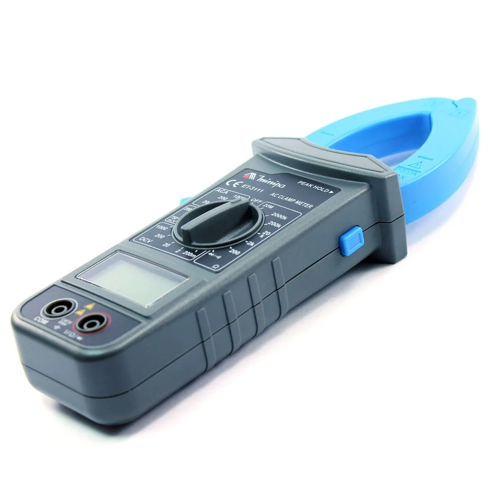 Alicate Amperimetro Digital 750V AC 1000V DC CAT.III 600V 1000A AC Minipa ET-3111