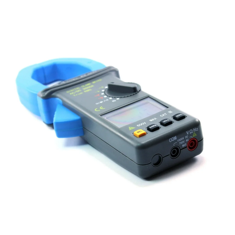 Alicate Amperimetro Digital 750V AC 1000V DC CAT.III 600V 2000A AC/DC Minipa ET-3960