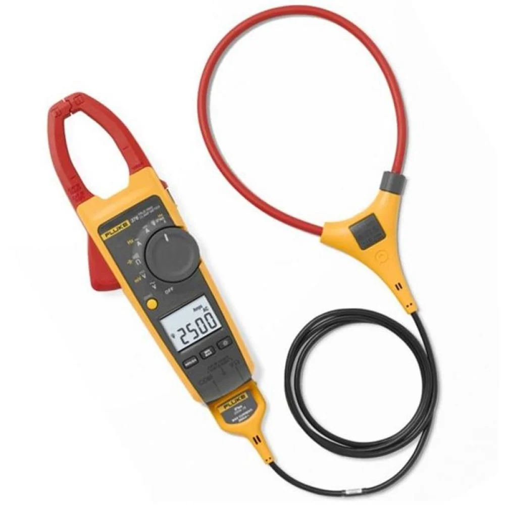 Alicate Amperimetro Digital True RMS 1000V AC/DC CAT.III com Iflex 1000A AC/DC Fluke 376 FC