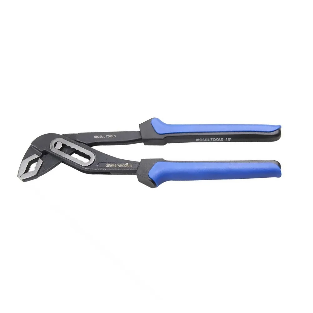 Alicate Bomba D'agua Cabo Plastificado CRV 10" Riosul 010023