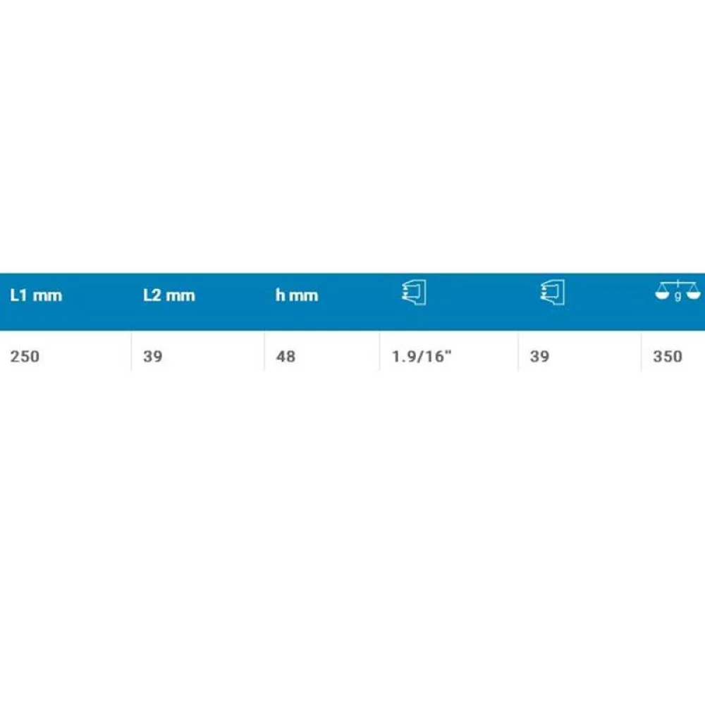 Alicate Bomba D'agua Mordente Curvo Cabo Plastificado CRV 10" Gedore 142-10"JC