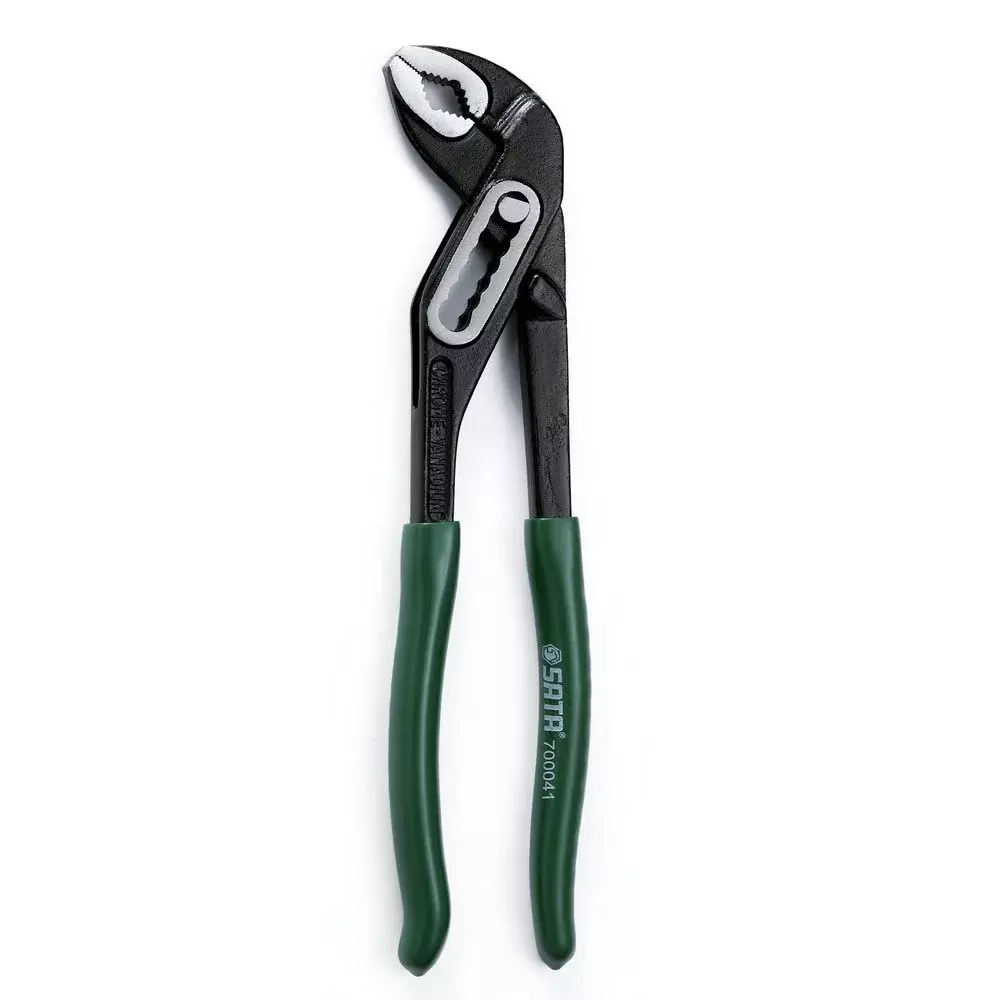 Alicate Bomba D'agua Mordente Curvo Cabo Plastificado CRV 10" Sata ST700041ST