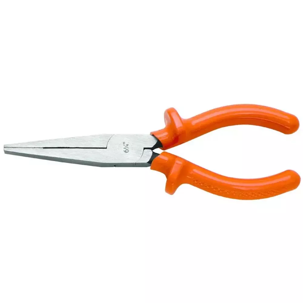 Alicate de Bico Chato Longo Isolado 1000V NBR9699 NR10 CRV 6.1/4" Sata ST70614G