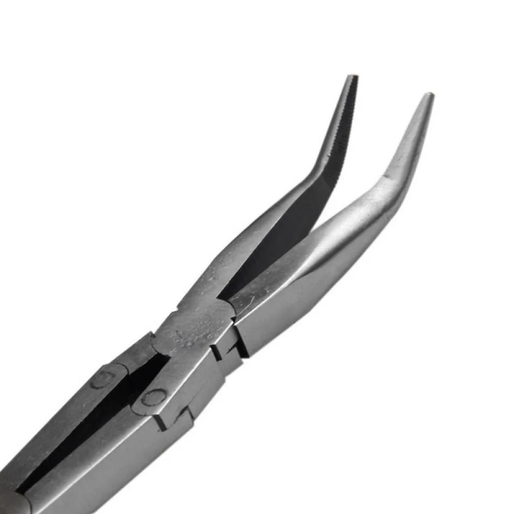 Alicate de Bico Meia Cana Curvo Extra Longo Isolado CRV 13.1/2" Sata ST70721ST