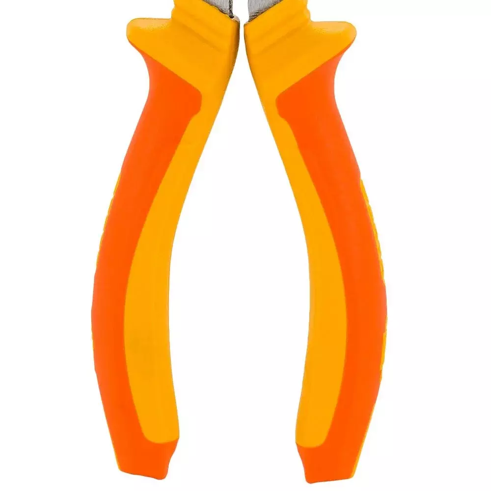 Alicate de Bico Meia Cana Isolado Cabo Emborrachado CRV 6" Sata ST70041BST