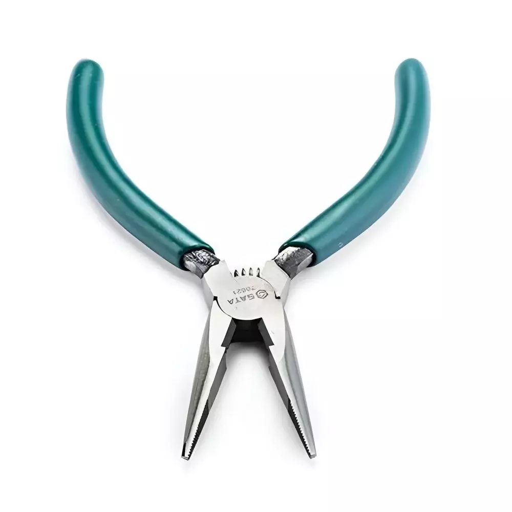 Alicate de Bico Meia Cana Isolado Cabo Plastificado CRV 5" Sata ST70621