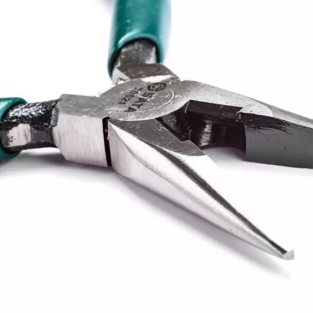 Alicate de Bico Meia Cana Isolado Cabo Plastificado CRV 5" Sata ST70621