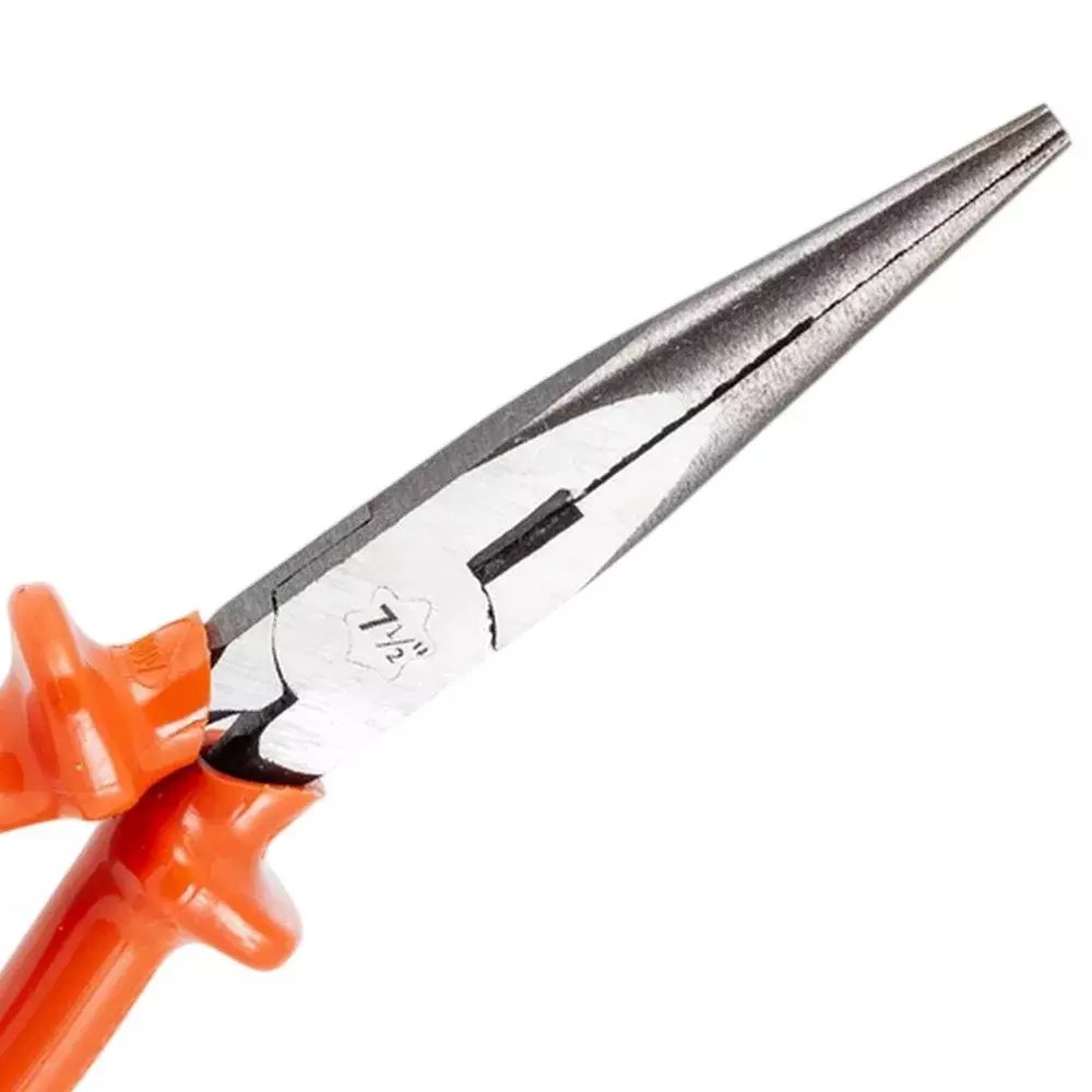 Alicate de Bico Meia Cana Isolado CRV 7.1/2" Sata ST72710G