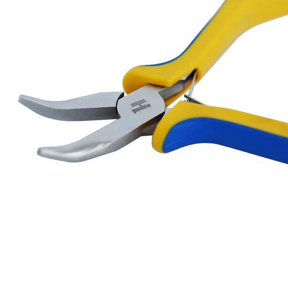 Alicate de Bico Meia Cana Longo Curvo Cabo Emborrachado 5" Hikari HK-500