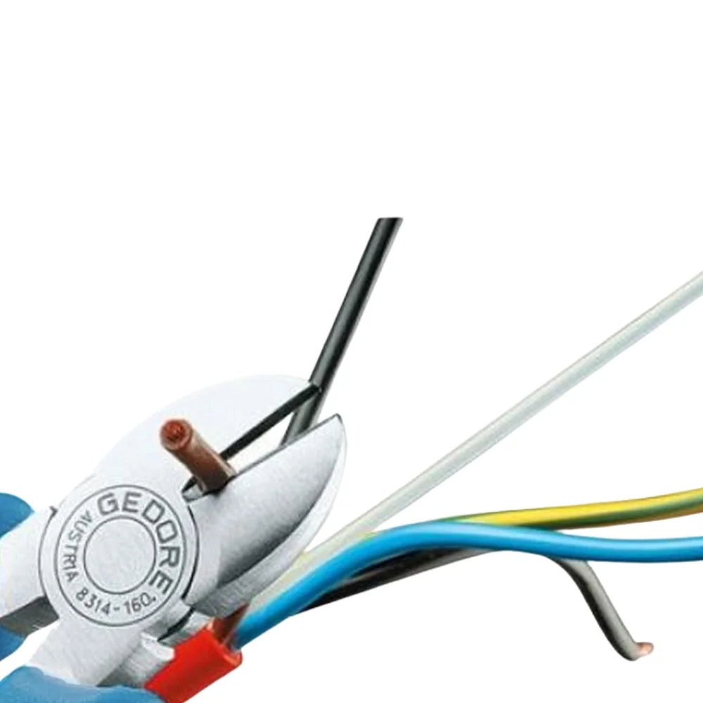 Alicate de Corte Diagonal Isolado 1000V Modelo Sueco NBR9699 NR10 CRV 5" Gedore 8314-125JC1000V