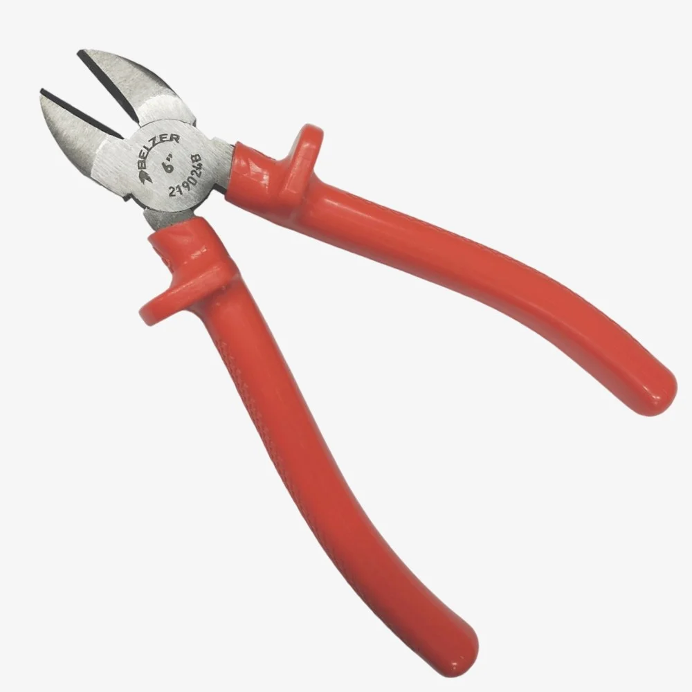 Alicate de Corte Diagonal Isolado 1000V NBR9699 NR10 CRV 6" Belzer 219024B