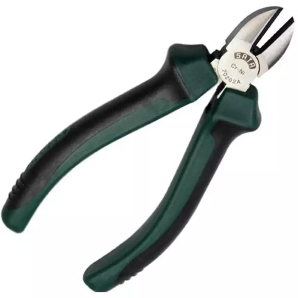 Alicate de Corte Diagonal Isolado 1000V NBR9677 NR10 CRV 6" Sata ST70024BST