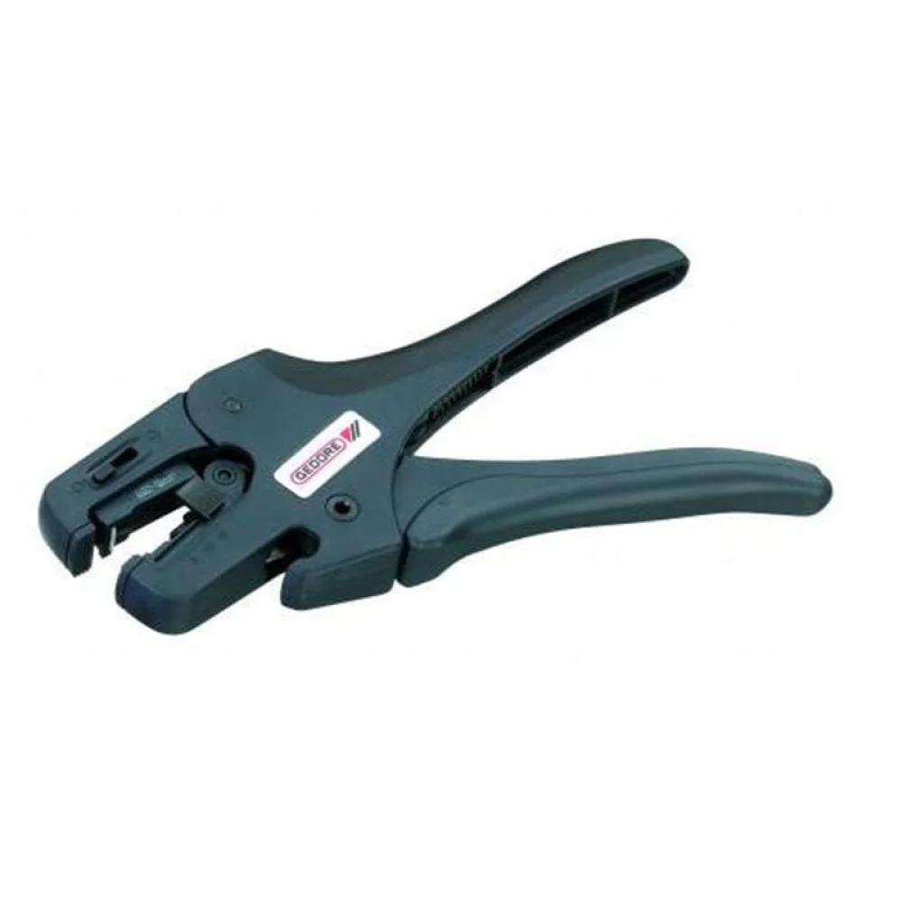 Alicate de Descascar Fio Automatico Com Inserto Intercambiavel Preto 0,02-10MM2 Gedore 8146