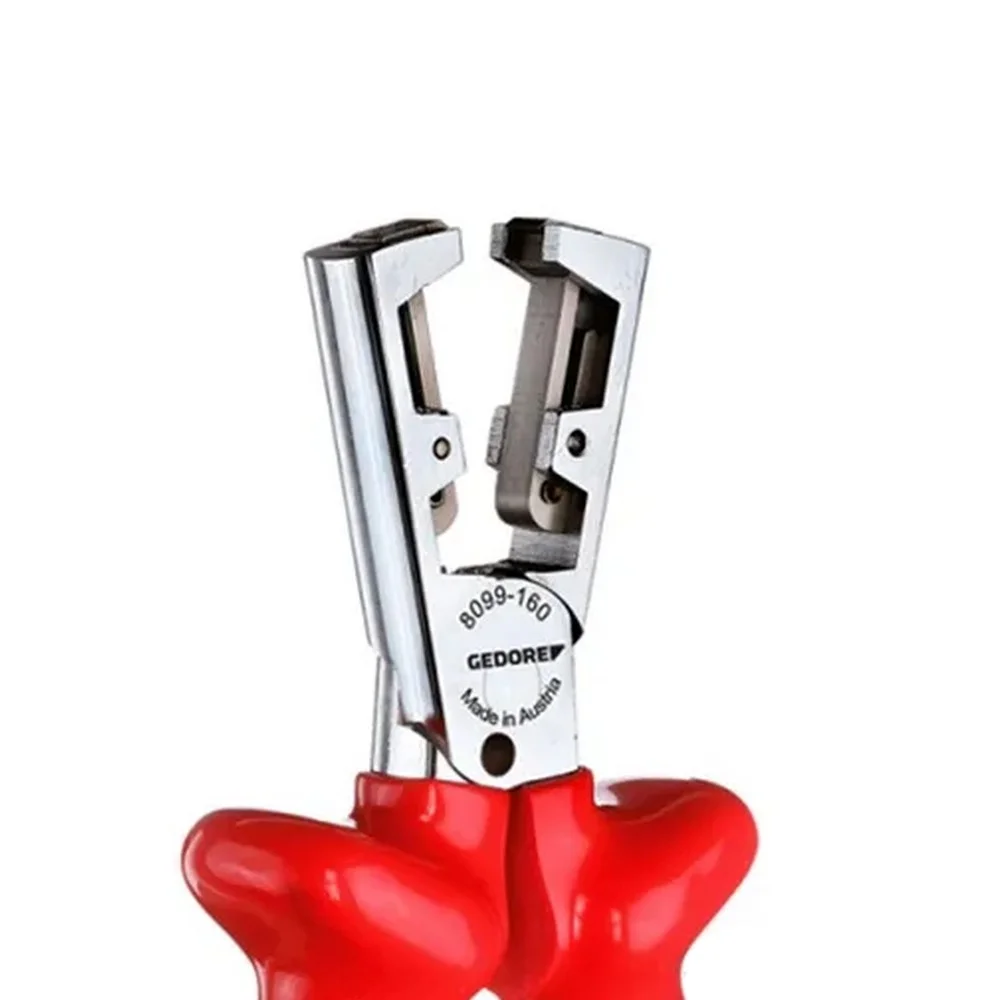 Alicate de Descascar Fio Simples Isolado 1000V VDE EN/IEC60900 NR10 Duplo Isolamento CRV 6.1/2" Gedore VDE8099