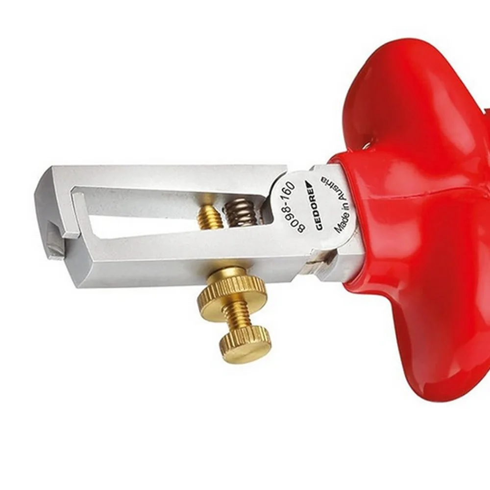 Alicate de Descascar Fio Simples Isolado 1000V VDE NR10 Duplo Isolamento CRV 6.1/2" Gedore VDE8098