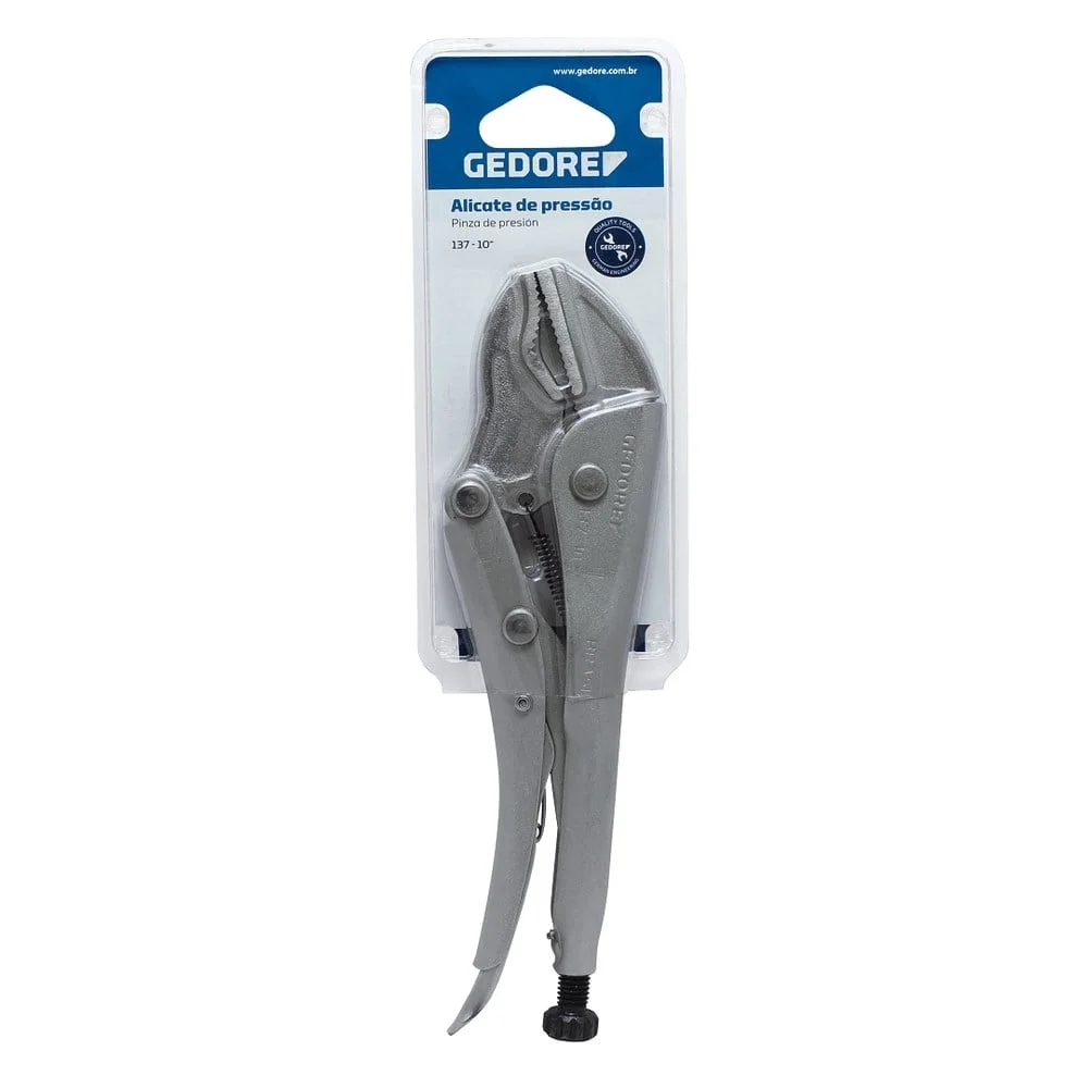 Alicate de Pressao Mordente Curvo CRV 10" Gedore 137