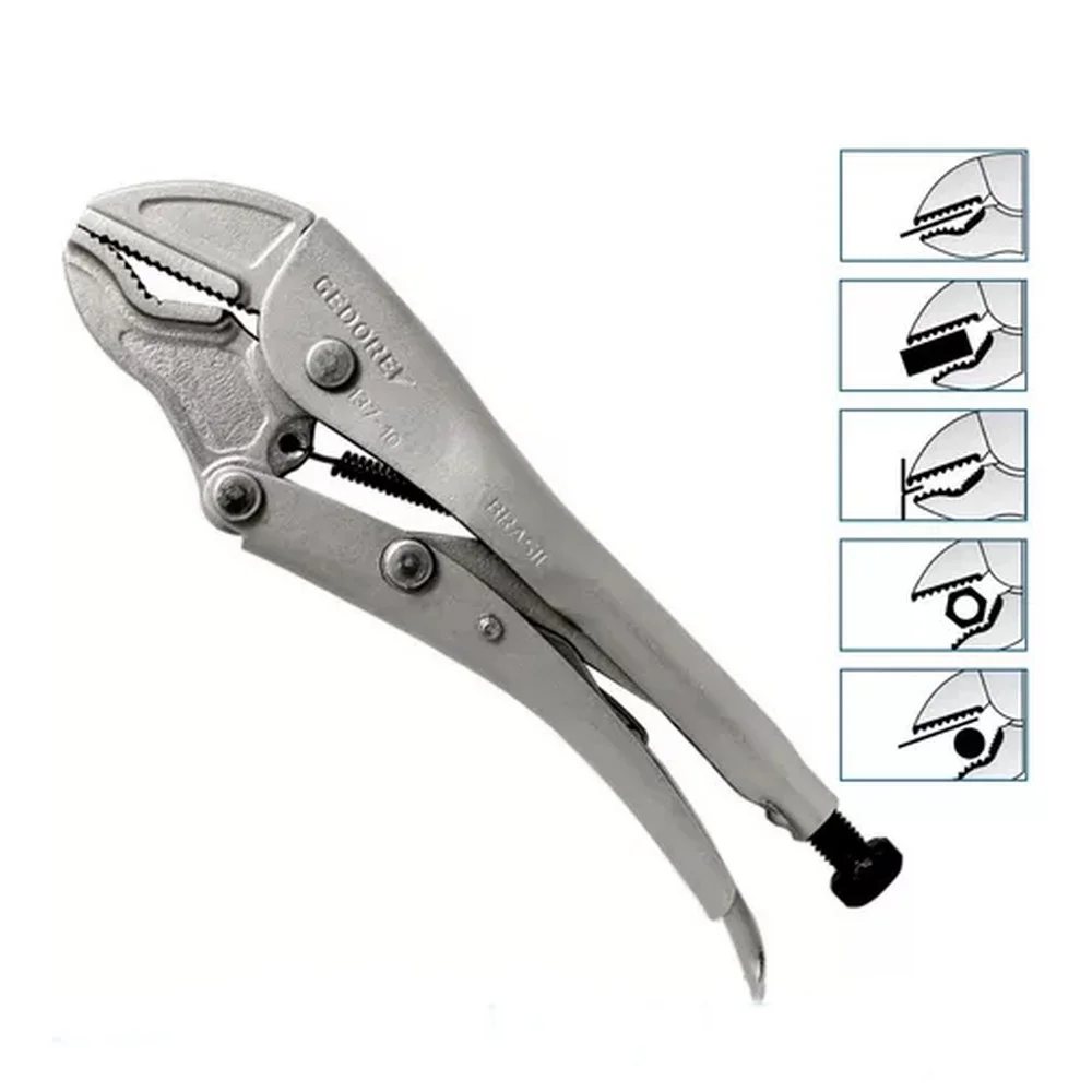 Alicate de Pressao Mordente Curvo CRV 11" Gedore 137