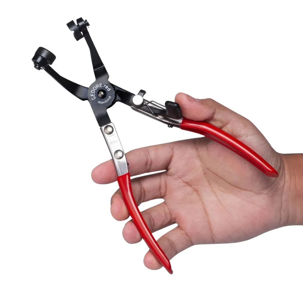 Alicate para Abracadeira Elastica Ponta Curva 65MM Gedore Red R19401002