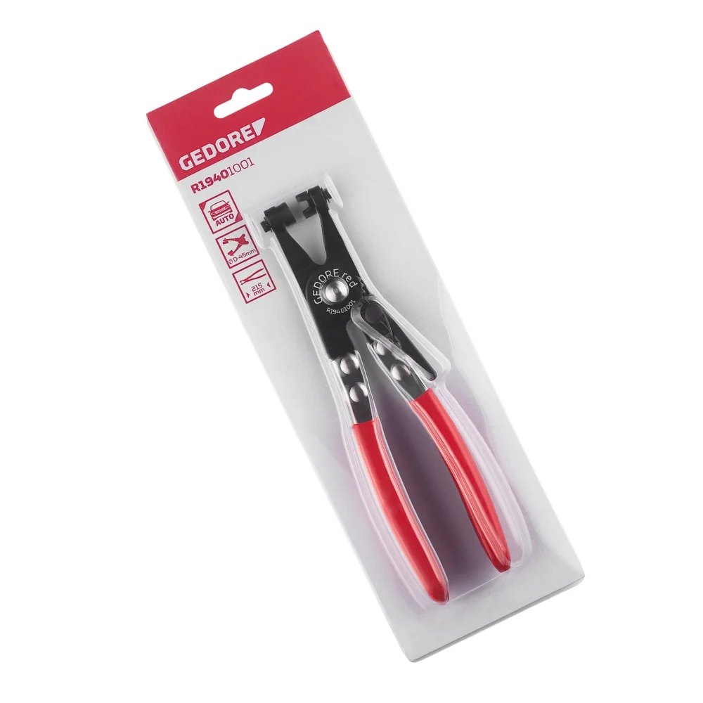 Alicate para Abracadeira Elastica Ponta Reta 45MM Gedore Red R19401001