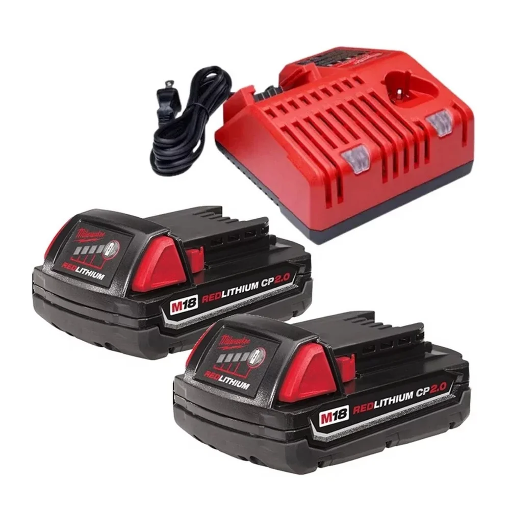 Alicate Prensa Terminal a Bateria 18V Com Bolsa Carregador e 2 Baterias 2AH 6T 220V Milwaukee 2679-22