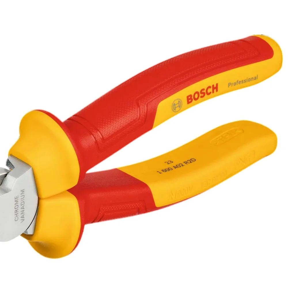 Alicate Prensa Terminal Isolado 1000V VDE EN/IEC60900 CRV 7" Bosch 1600A02NE6