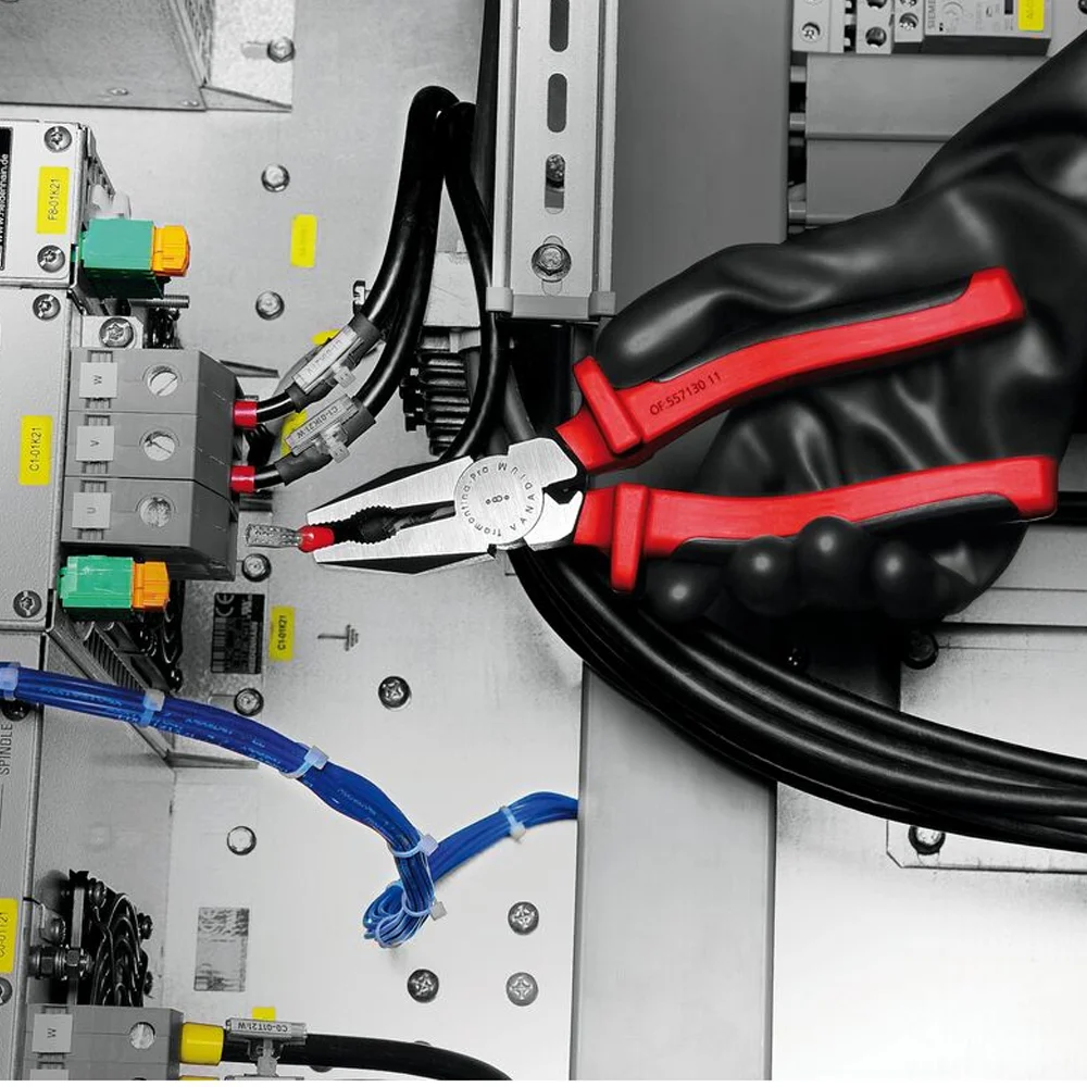 Alicate Universal Eletricista Isolado 1000V IEC60900 NR10 CRV 8" Tramontina Pro 44300/018