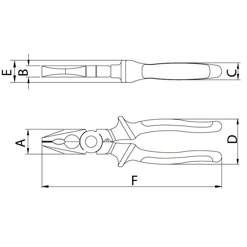 Alicate Universal Eletricista Isolado 1000V IEC60900 NR10 CRV 8" Tramontina Pro 44300/018