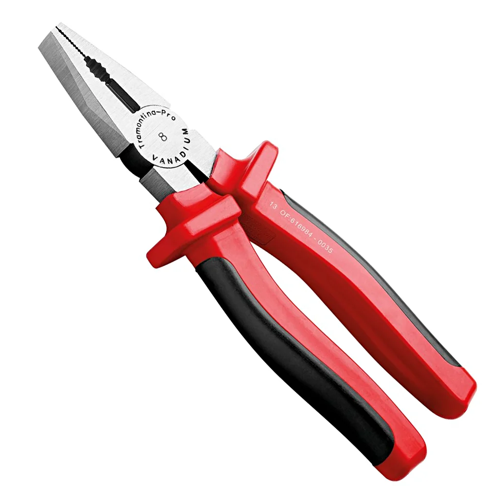 Alicate Universal Isolado 1000V IEC60900 NR10 CRV 8" Tramontina Pro 44300/028