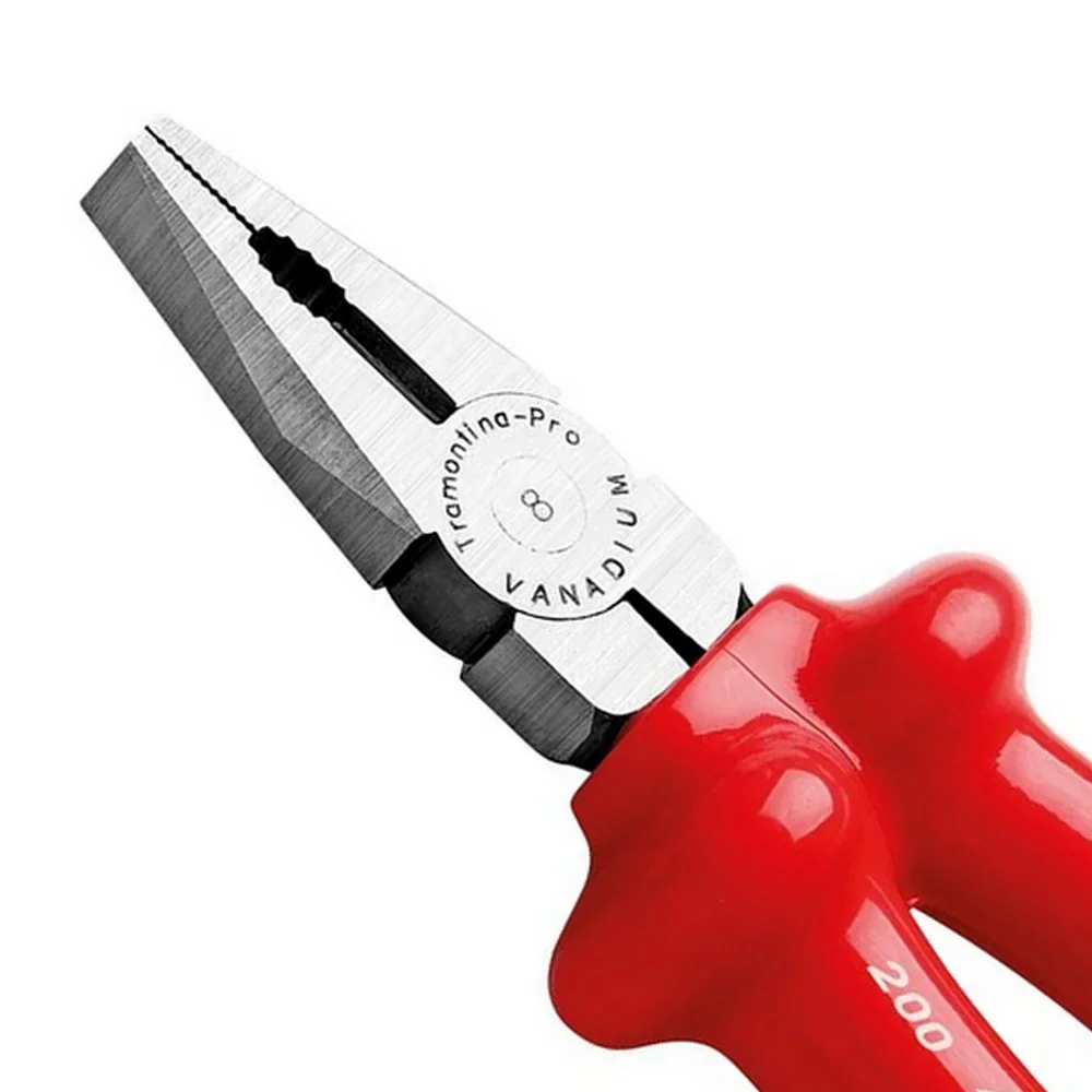 Alicate Universal Isolado 1000V IEC60900 NR10 Dupla Camada Isolamento CRV 8" Tramontina Pro 44300/008