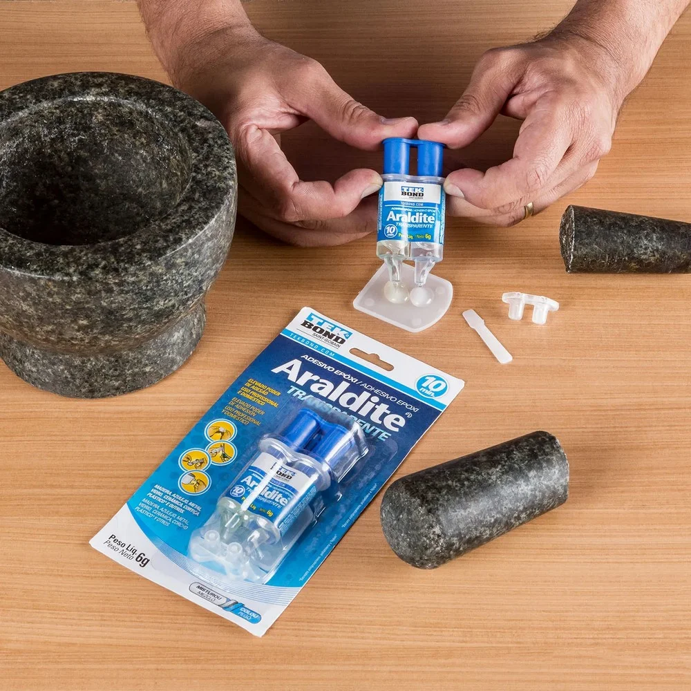 Araldite Transparente Seringa 6G Tekbond 10828500602