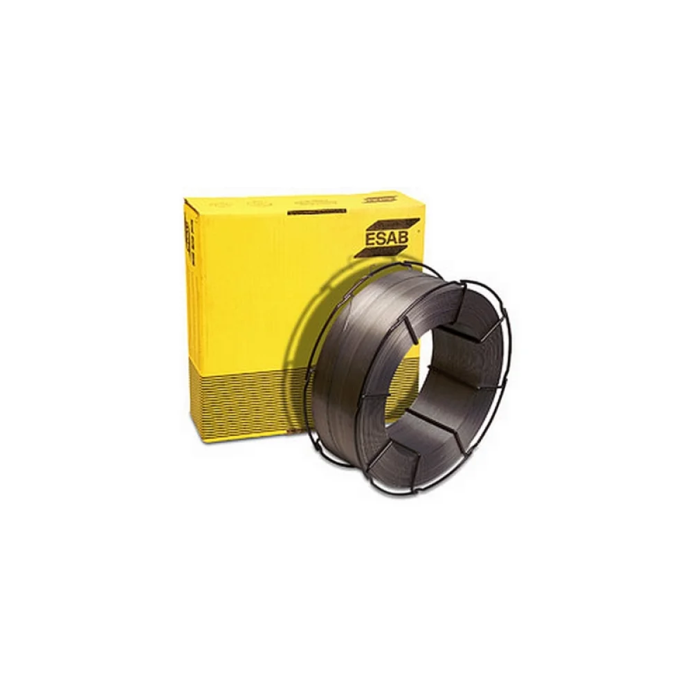 Arame Tubular E81t1-W2c Com Protecao Gasosa Fornecido Em Rolo de 16KG 1,2MM Esab OK81W
