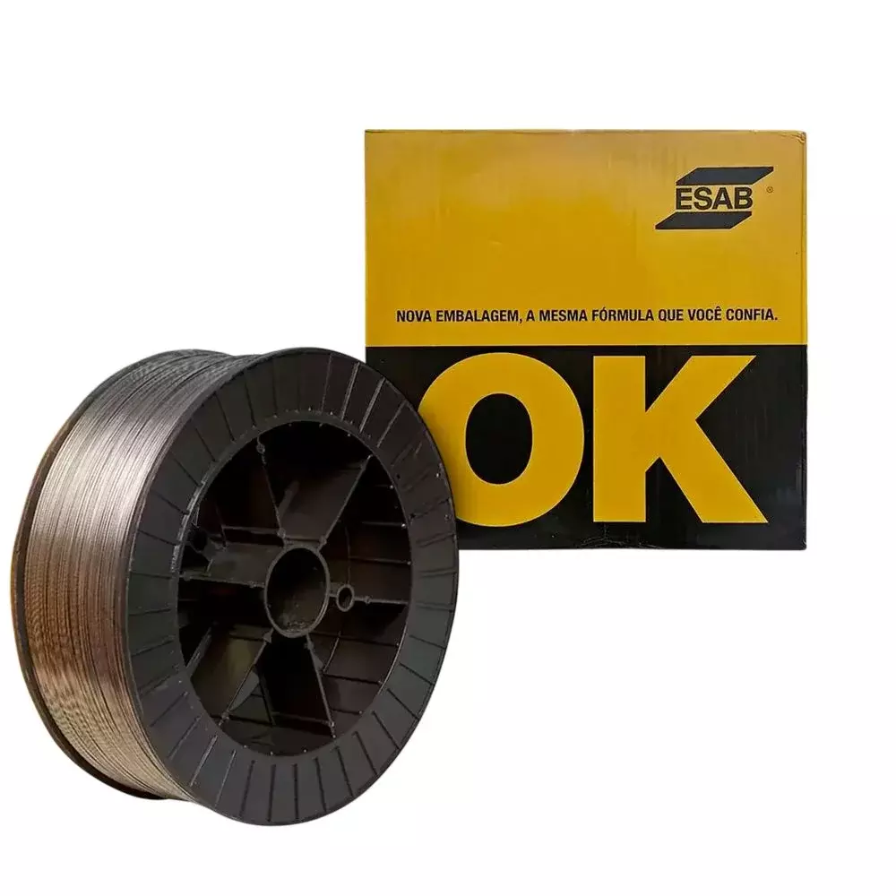 Arame Tubular Fornecido Rolo de 15 KG - com Protecao Gasosa 1,2MM Esab TUBROD 71 ULTRA