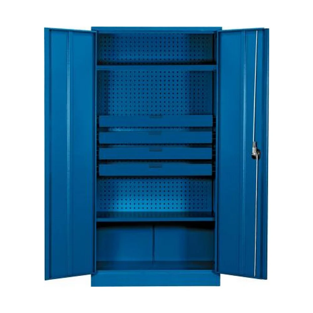 Armario Vertical para Ferramentas Com 4 Gavetas 2 Prateleiras e 2 Portas 190X50X95CM Gedore 52640