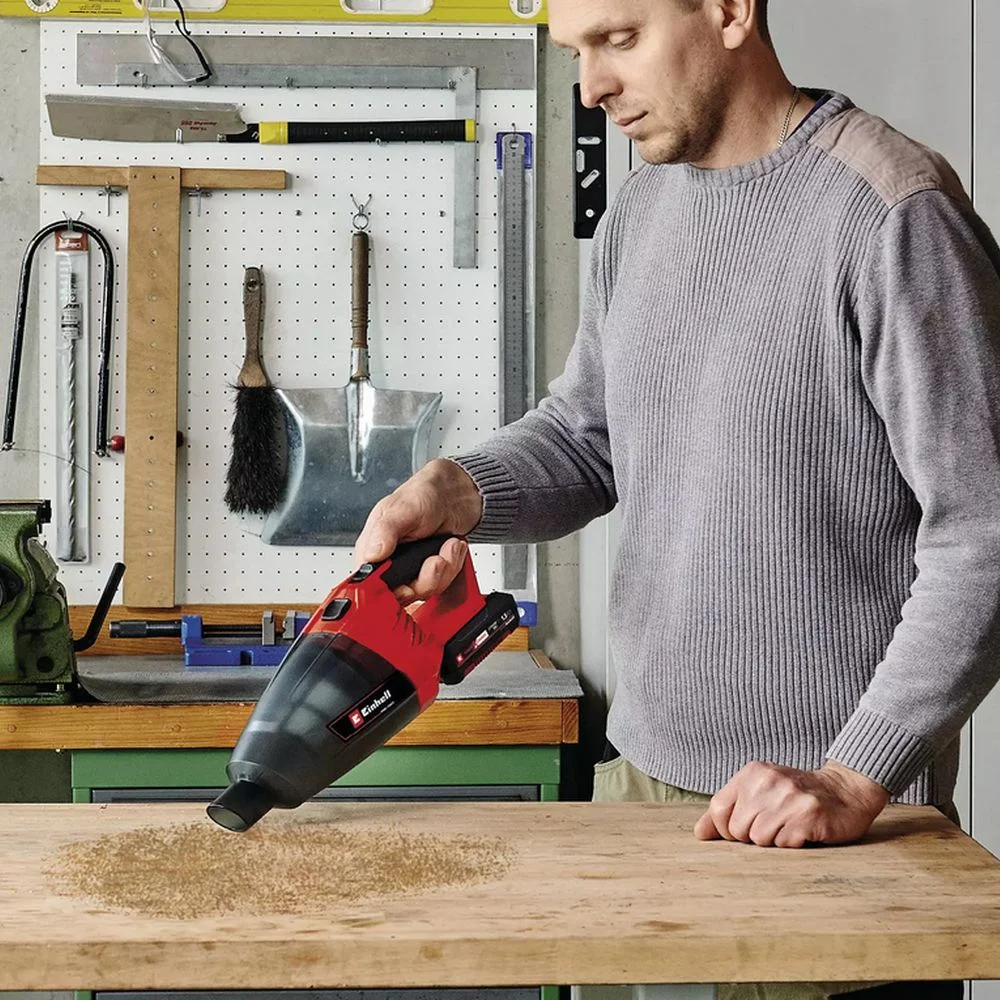 Aspirador de Po a Bateria 18V Sem Carregador e Bateria 0,54L Einhell TE-VC 18 LI