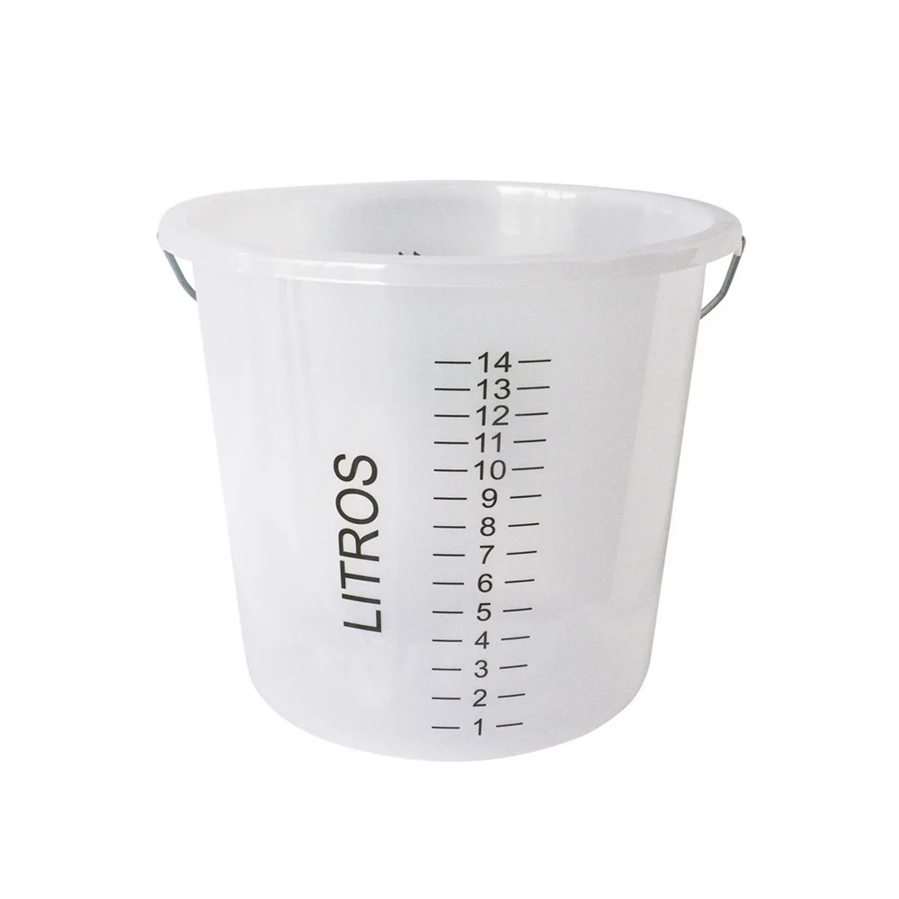 Balde Graduado Em Polietileno com Alca 15L Bremen 6104