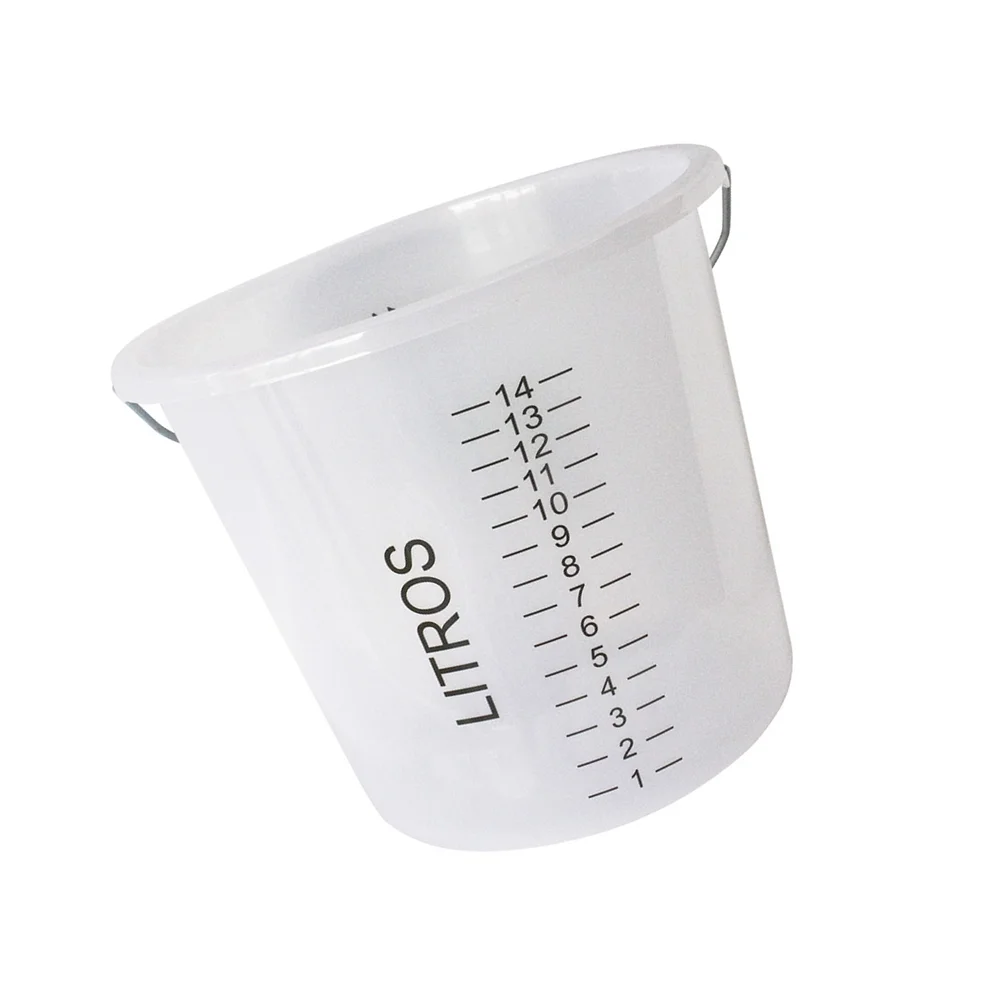 Balde Graduado Em Polietileno com Alca 15L Bremen 6104