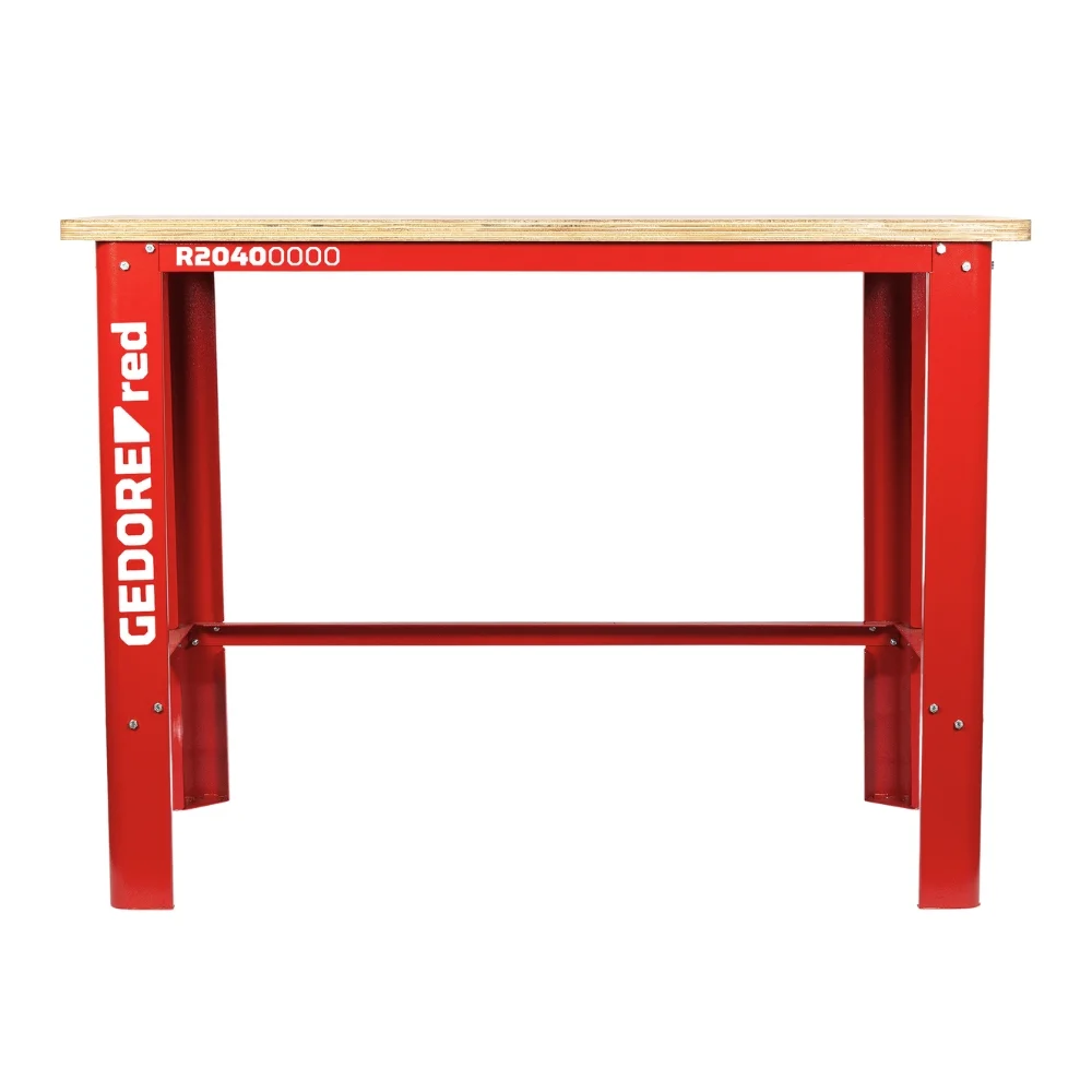 Bancada Aberta Desmontavel Tampo de Madeira 120X70X86CM Gedore Red R20400000