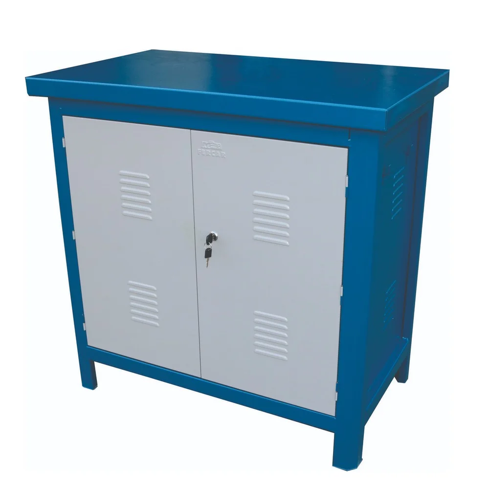 Bancada Fechada com Tampo de Aco 2 Portas 90X54X86CM Fercar 100AF